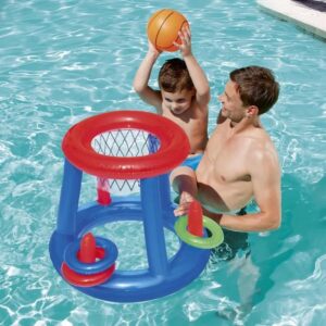 CANESTRO DA BASKET GONFIABILE CON PALLA