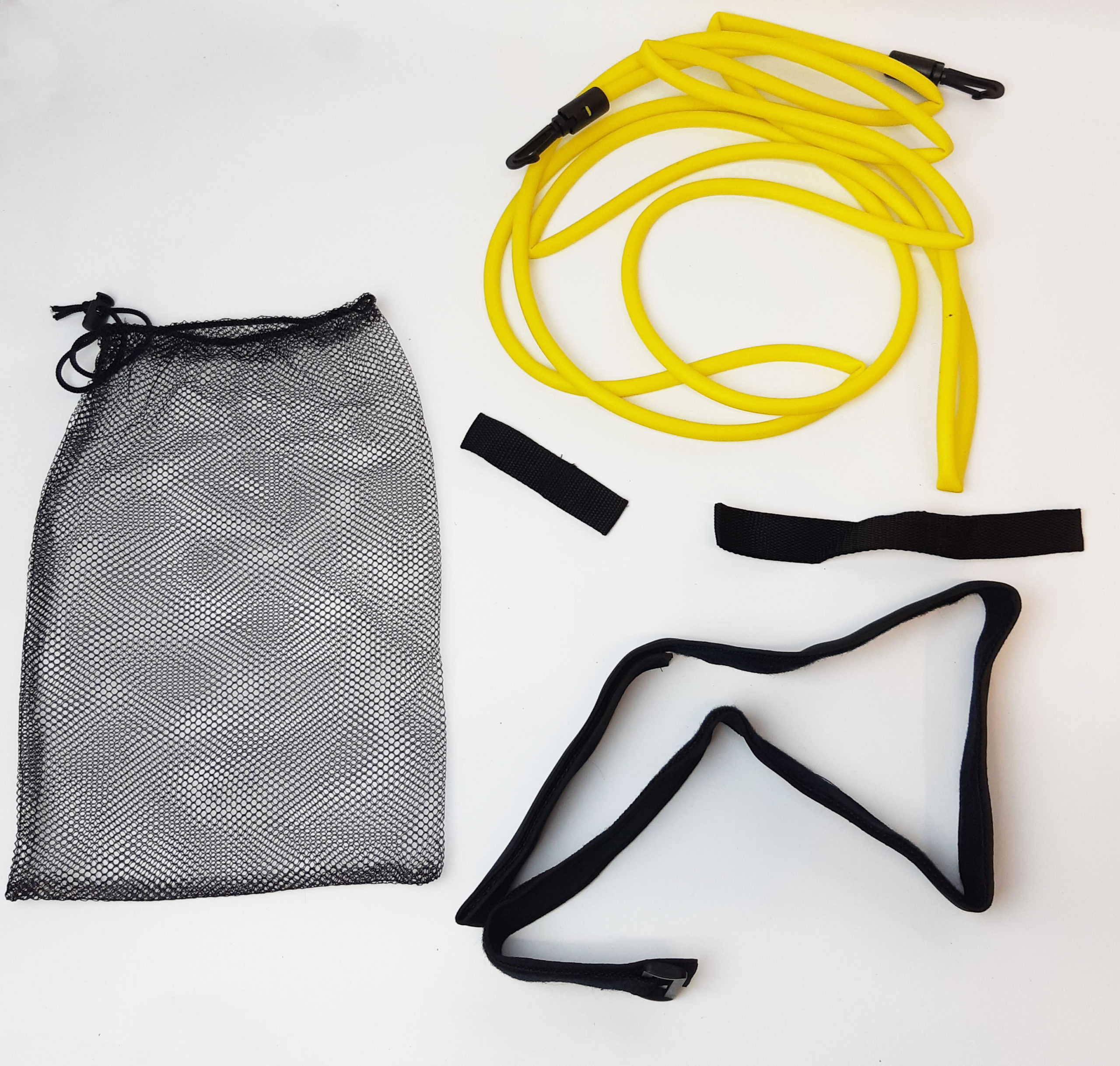 ELASTICO CORTO IN LATTICE PER NUOTO STAZIONARIO CON CINTURA (per utilizzo in acqua)