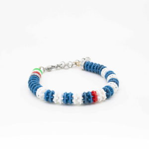 SWIMXWIN linea gioielli VICTORY bracciale in plastica riciclata di autentiche corsie da piscina dismesse