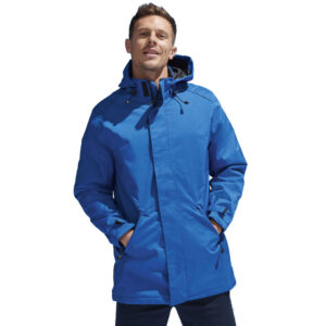 Parka Robin full zip e cappuccio personalizzato